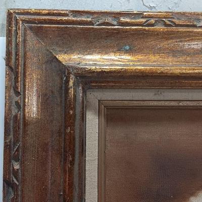Artist Signed Ballerina framed artwork. - Ballet woman