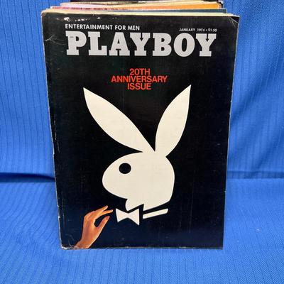 Complete set of 1974 Playboy ~ every month!