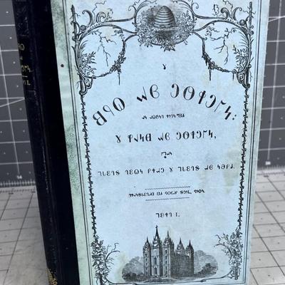 Bound Copy of the DESERET ALPHABET Volume 1 Dated 1869 VALUABLE!