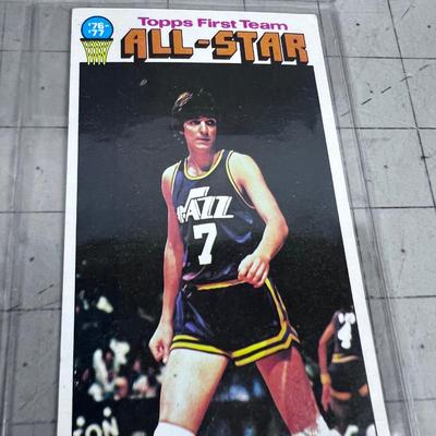 Topps All Star Cards; form 1977 Season. (5) Basket Ball Utah Jazz 