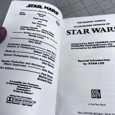 Marvel Comics Illustrated Version of Star Wars, 1st Edition. 