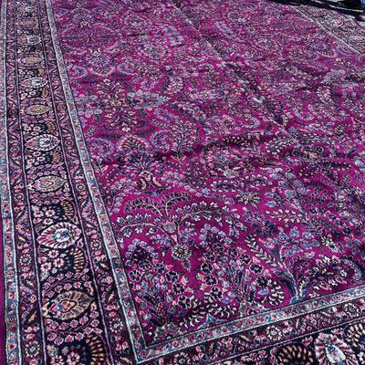 Large Karastan Wool Rug Beautiful 10' x 18'