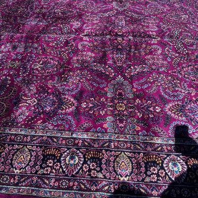 Large Karastan Wool Rug Beautiful 10' x 18'