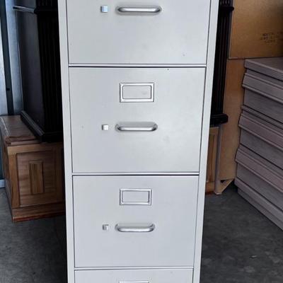 Four Drawer File Cabinet, Letter 