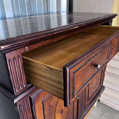 Mahogany Inlay Cupboard