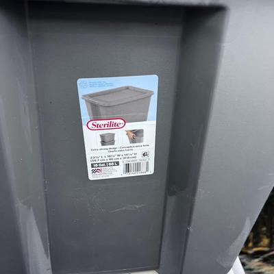 Large & Extra Large STERLITE Gray Tubs
