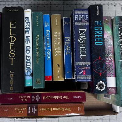Tray of Fantasy Novels (14)   Books. 