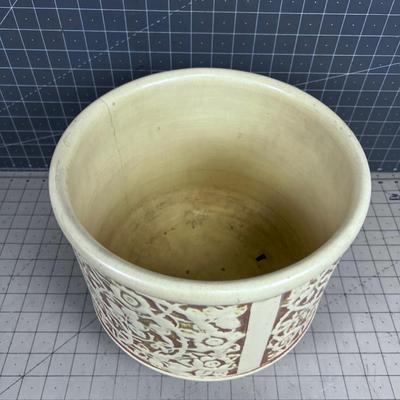 Antique Early WELLER  Planter Clinton White Art Nouveau 