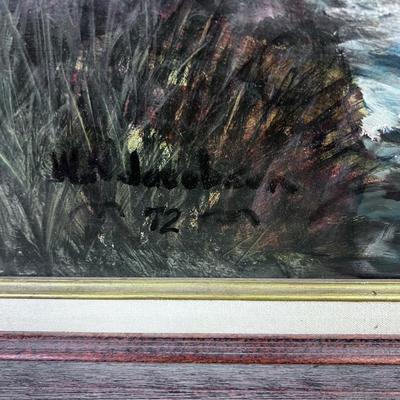 Oil on Board, A River Runs Through it! 