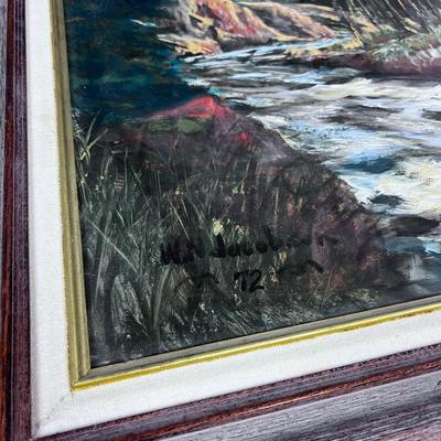 Oil on Board, A River Runs Through it! 