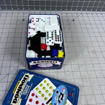 Tin of Dominoes 