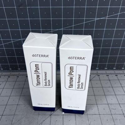 doTERRA YARROW pom Body Renewal Serum (2) New Bottles