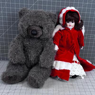 Doll and her Bear 