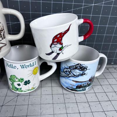 Pile of Coffee Cups - Interesting