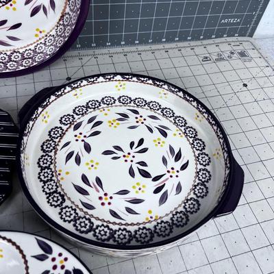 TEMPTATIONS, OLD WORLD, Quiche and Pie Plates Plus