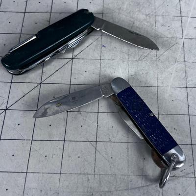 Swiss Army Knife and a Cub Scout Knife