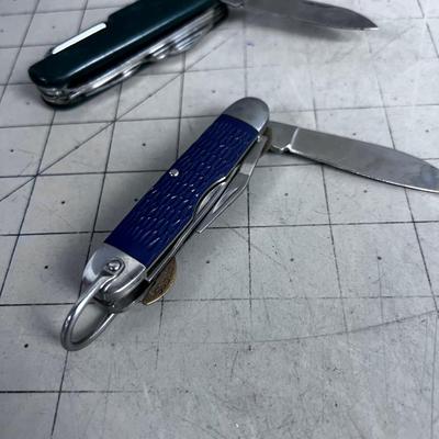 Swiss Army Knife and a Cub Scout Knife