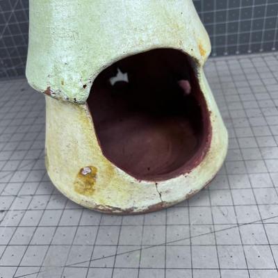 Terracotta Christmas Tree CANDLE Lantern 