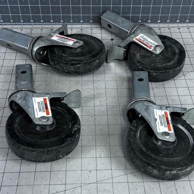 Casters for a Bakers Scaffold