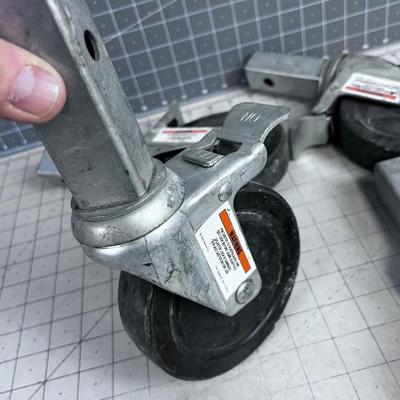 Casters for a Bakers Scaffold
