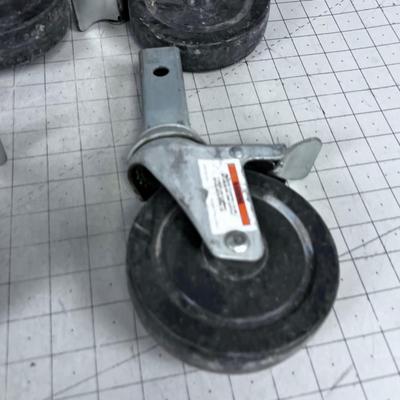 Casters for a Bakers Scaffold