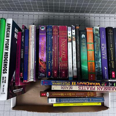 BOOKS: Young Adult, Informational, Fantasy 