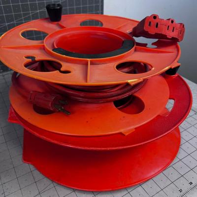 Extension Cord and 2 Reels ORANGE 