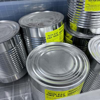 6 CANS of Non-Fat Dried Milk