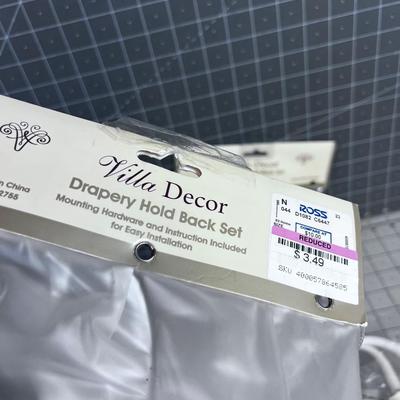 NEW Drapery Hold Backs 