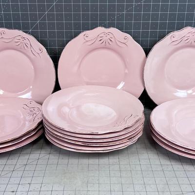 NEW MAUVE Dinner Plates (15) 