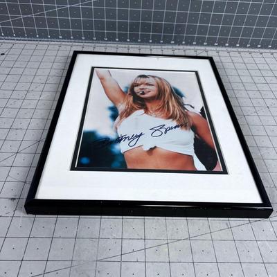 Brittney Spears Photo SIGNED and Framed