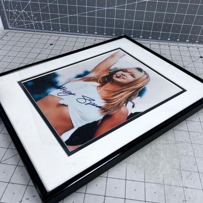 Brittney Spears Photo SIGNED and Framed
