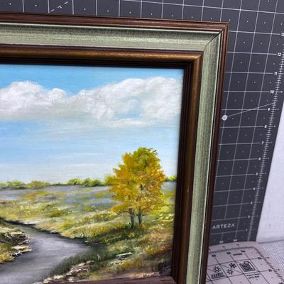 Original Oil Painting on Canvas E L Scott 