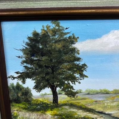 Original Oil Painting on Canvas E L Scott 