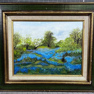 Original Oil Painting on Board by Alma Martin Dated 1976 