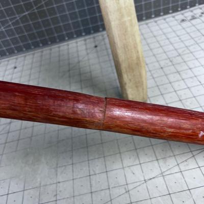 2 Wood Swords; Katana Shapes and another Broad 