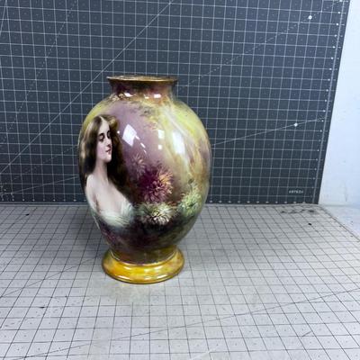 KPM Vase BEAUTIFUL Germany Hand Painted Porcelain