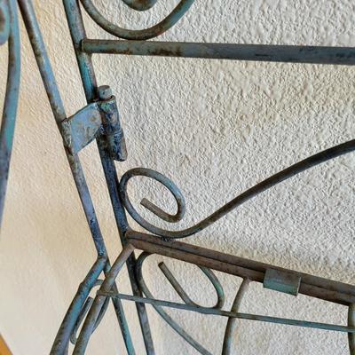 Various Phones & Collapsible Iron Shelf