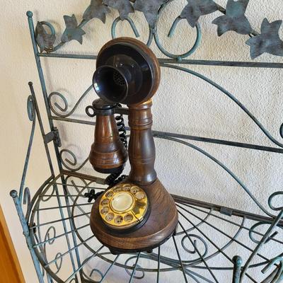 Various Phones & Collapsible Iron Shelf