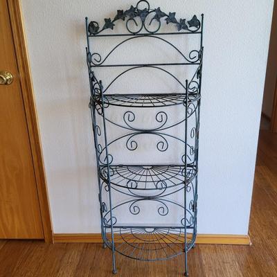 Various Phones & Collapsible Iron Shelf