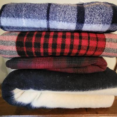 Vintage Wool Blankets Pendleton, Hudson Bay & More