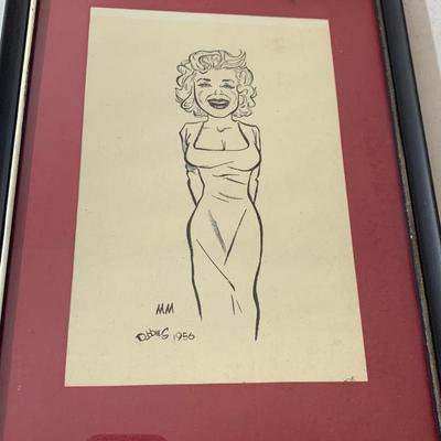 1956 Marilyn Monroe Print Jim Dobbins