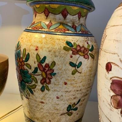 THREE Very Large Vintage Italian Vases