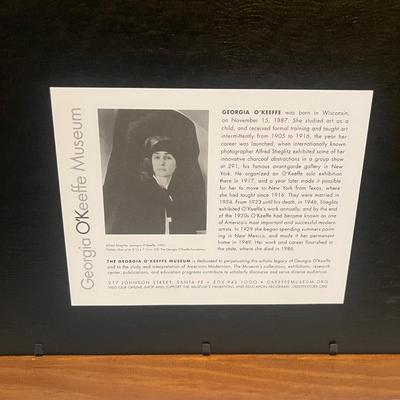 Georgia O’Keeffe & Al Chapman Framed Southwestern Art (LR-MG)