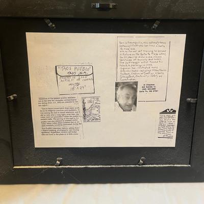 Georgia O’Keeffe & Al Chapman Framed Southwestern Art (LR-MG)