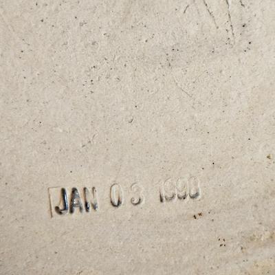 Blue Themed Kitchen Pottery Pieces: Apple Baker, Berry Bowl, & More (K-DW)