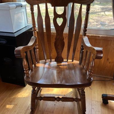 Solid Wood Rocking Chair (First Floor)