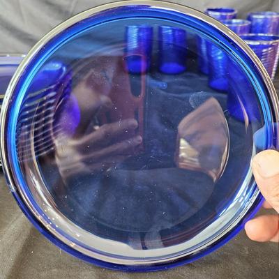 Yellow and Cobalt Blue Kitchen Decor (K-DW)