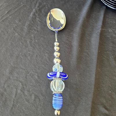 Yellow and Cobalt Blue Kitchen Decor (K-DW)