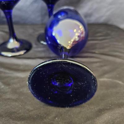 Yellow and Cobalt Blue Kitchen Decor (K-DW)